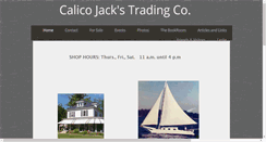 Desktop Screenshot of calicojackstrading.com